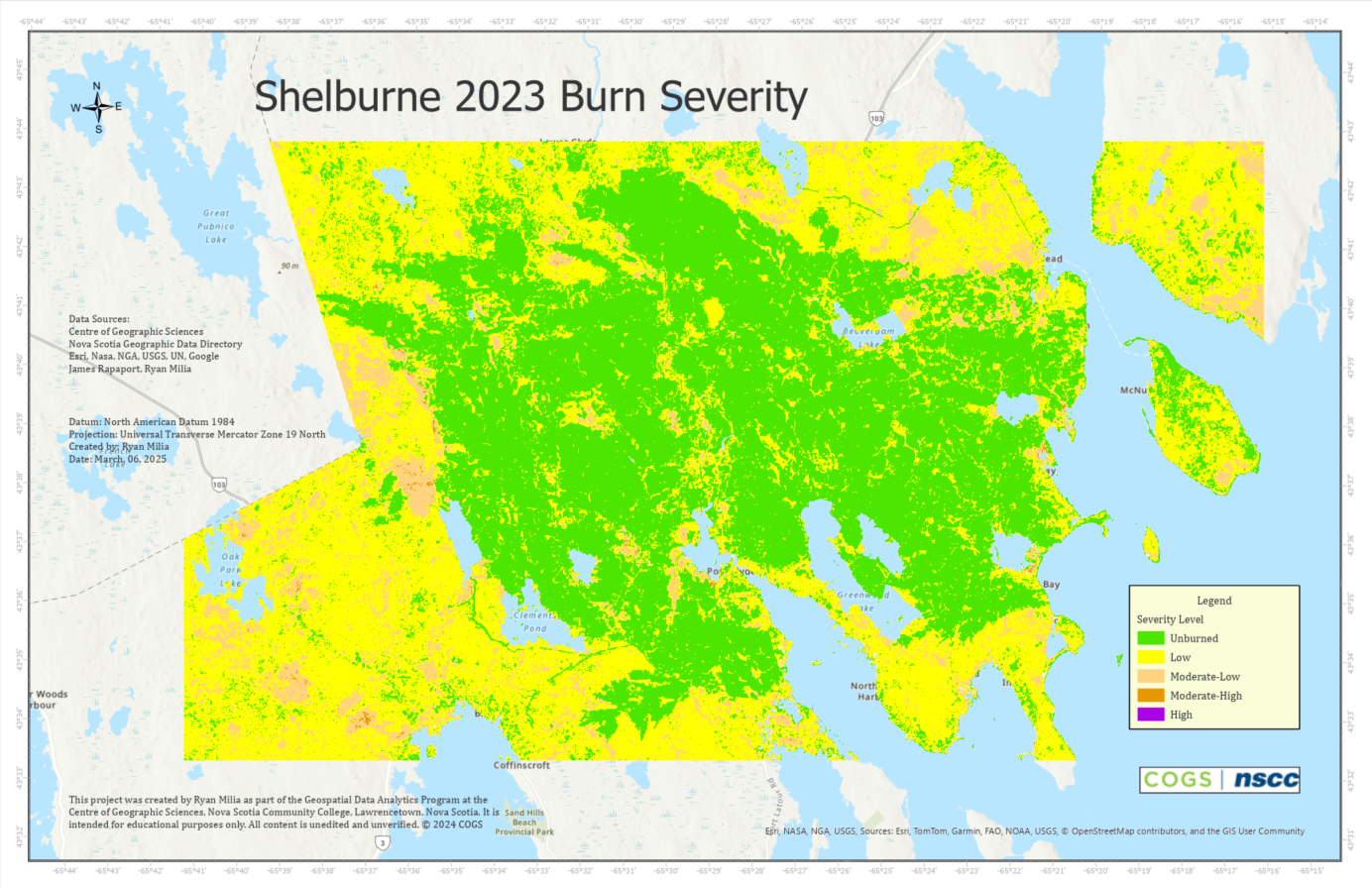 Final Classified Burn Severity Map